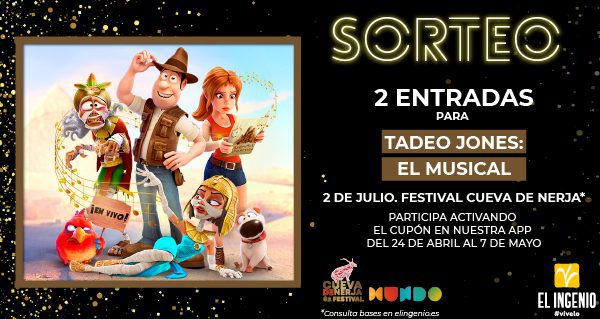 sorteo musical tadeo jones